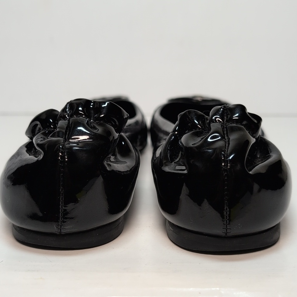 Tory Burch Minnie slip on leather glossy ballerina flats woman's size 7 - Picture 15 of 16